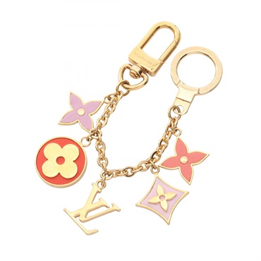 LOUIS VUITTON Chain LV Lively Bag charm holder M00817 Gold Plated Used Women LV
