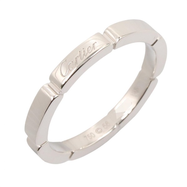 CARTIER Maillon PANTHERE Ring 18KWG White Gold Used unisex US size 7.25 #56