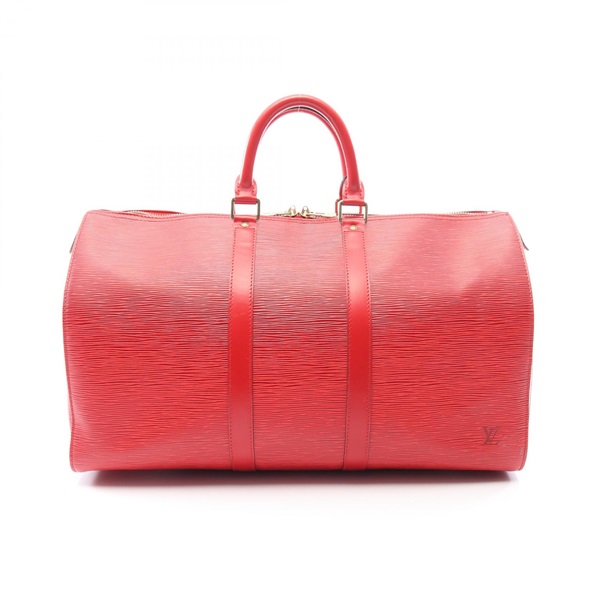 LOUIS VUITTON Keepall 45 Travel Duffel Bag M42967 Epi leather Castilian red Used