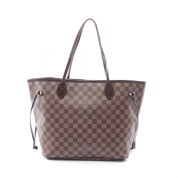LOUIS VUITTON Neverfull MM Shoulder Tote Bag N51105 Damier Ebene canvas Used LV