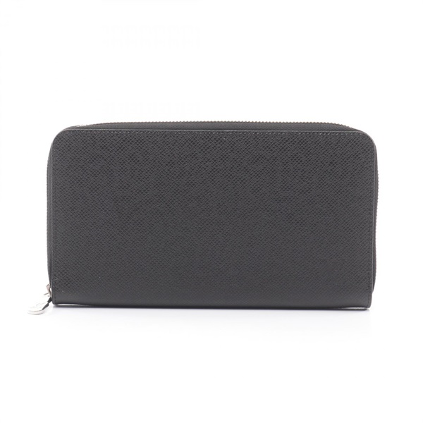 LOUIS VUITTON Zippy Organizer NM Around long wallet purse M30056 Taiga Noir Used