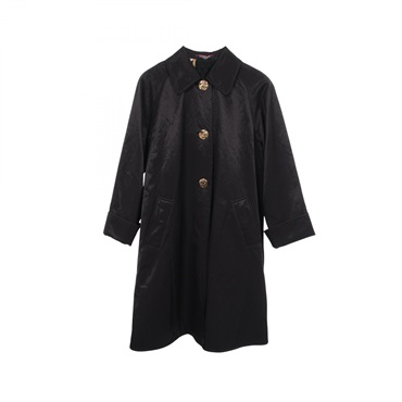 LEONARD FASHION Logo button Padded Balmacaan Coat 0348730 Nylon polyester #9AR