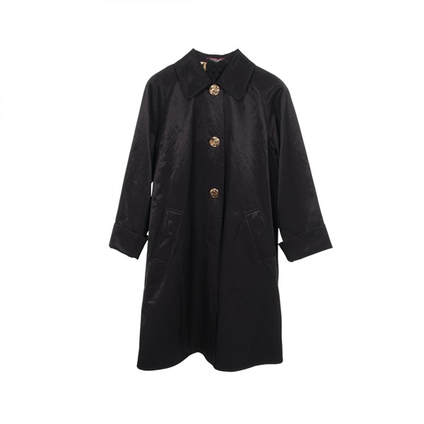 LEONARD FASHION Logo button Padded Balmacaan Coat 0348730 Nylon polyester #9AR