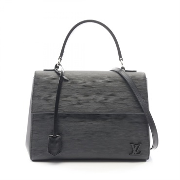 LOUIS VUITTON Cluny MM Shoulder Handbag M41302 Epi leather Black Used Women LV