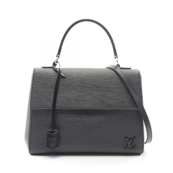 LOUIS VUITTON Cluny MM Shoulder Handbag M41302 Epi leather Black Used Women LV