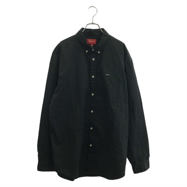 Supreme Long Sleeve Shirt Cotton Black #XL Used mens