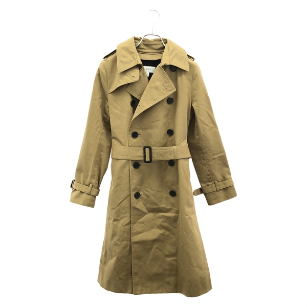 HYKE Trench Coat 174-17005 cotton Brown Size 1 Used Women
