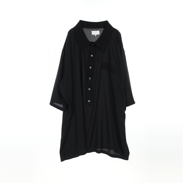 Maison Margiela White Label Dress S29GL0008 Polyester Black Used Women Size S