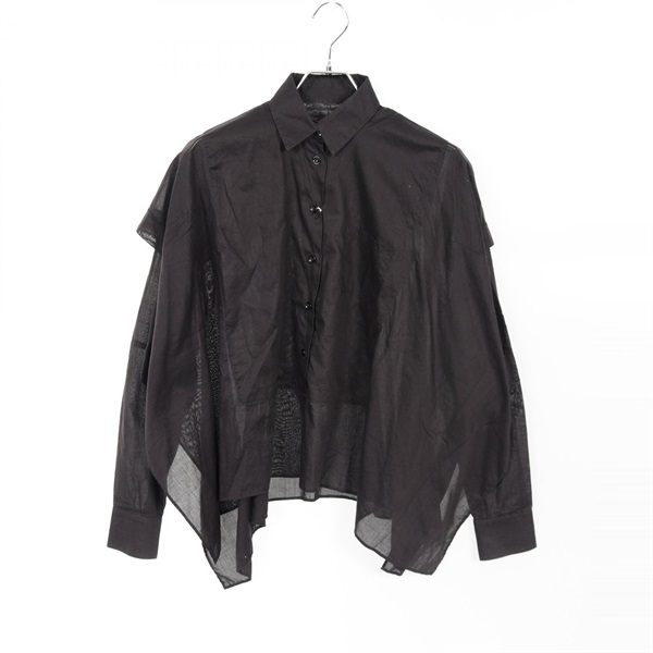 Maison Margiela 1 Blouse cotton Black Size 36 Used Women