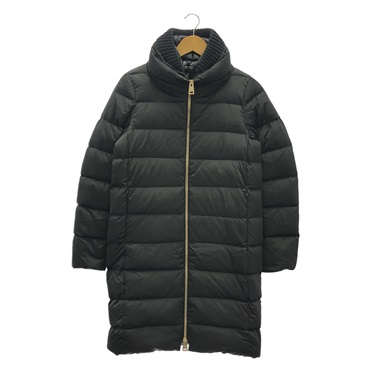 Herno down coat #40 outerwear polyester Black Used Women