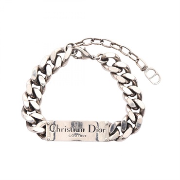 Christian Dior COUTURE Bracelet Stainless Steel Used Women