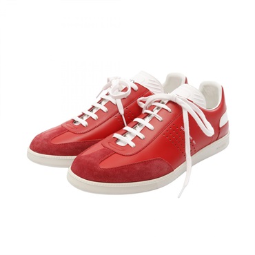 Christian Dior HOMME BO1 sneakers shoes 18EDC leather Red New mens #41