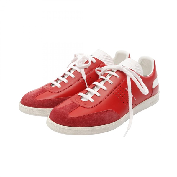 Christian Dior HOMME BO1 sneakers shoes 18EDC leather Red New mens #41