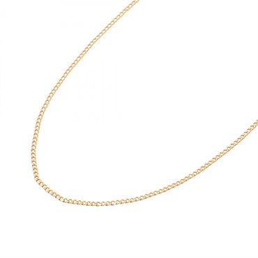 CELINE Separable Short Chain Necklace Gold Plated 45-49cm Used