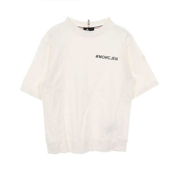 MONCLER GRENOBLE T-shirt #S short sleeves cotton White Used Women