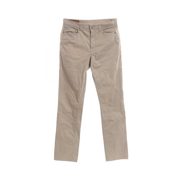 HERMES Straight cut jeans Pants cotton Beige Beige Used mens size 40