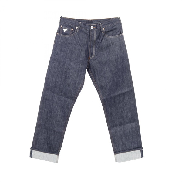 PRADA Selvedge Denim pants cotton Navy mens #32