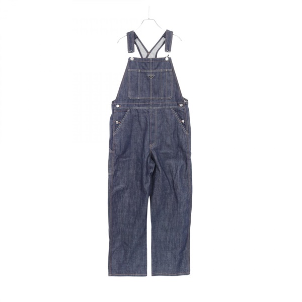 PRADA Selvedge Denim Overalls Cotton Navy Size 30 Used mens