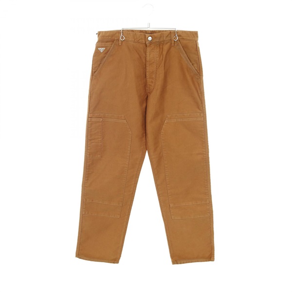 PRADA Moleskin Pants cotton Brown Size 34 Used mens