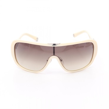 LOUIS VUITTON Iris sunglasses Eyewear Plastic Beige Used Women LV