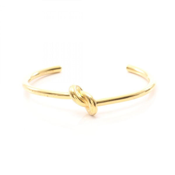 CELINE Knot Extra-thin Bracelet Gold Plated Used Women