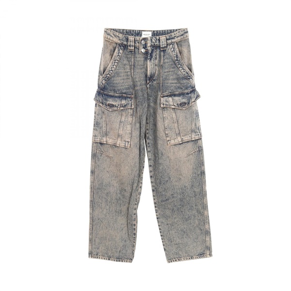 ETOILE ISABEL MARANT Denim pants jeans #38 cotton Blue Beige Used Women