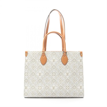 LOUIS VUITTON OntheGo MM Since 1854 Shoulder Tote Bag M59614 Monogram Jacquard