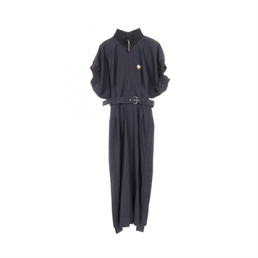 LOUIS VUITTON Jumpsuit  coverall wool Navy Used Women size 36
