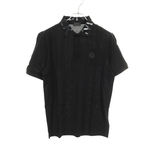 MONCLER Polo Shirt 8A00004 cotton Black #M Used mens