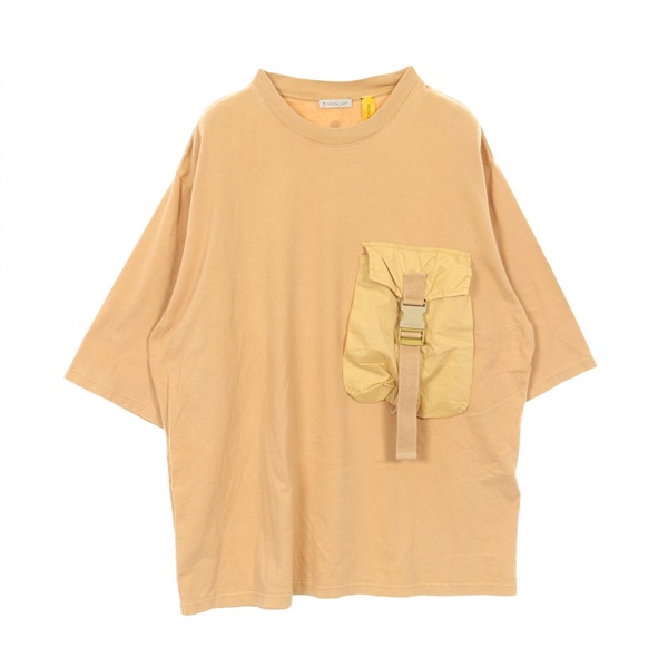 MONCLER GENIUS 1 JW ANDERSON pocket detail T-shirt cotton Beige Used mens size L