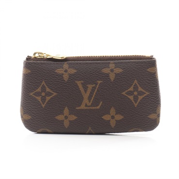 LOUIS VUITTON Pochette Cle coin purse wallet M62650 Monogram Brown Used LV