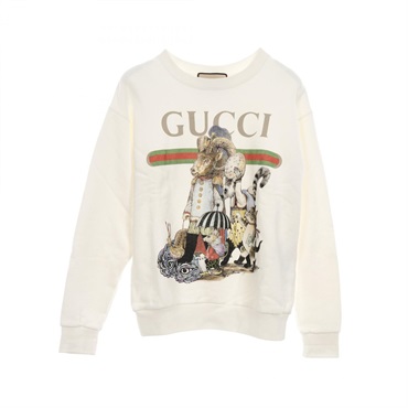 GUCCI × Yuko Higuchi JAPAN EXCLUSIVE Sweat cotton White Multi #XXXS Used unisex
