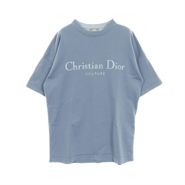 Christian Dior Couture T-shirt cotton Blue #XS Used mens