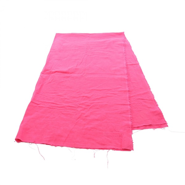 COMME des GARCONS Large format Stole Scarf cotton Pink Used Women CdG