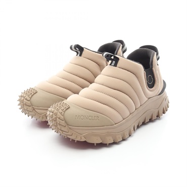MONCLER APRES TRAIL Sneakers Fabric Beige #37 Used Women