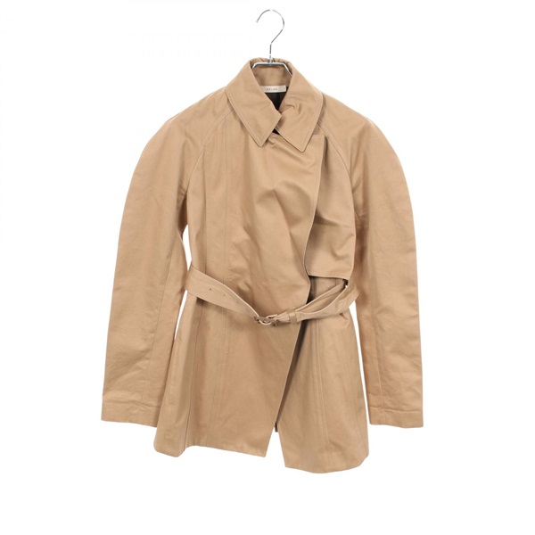 CELINE Trench Coat Jacket cotton Beige Used Women size 36