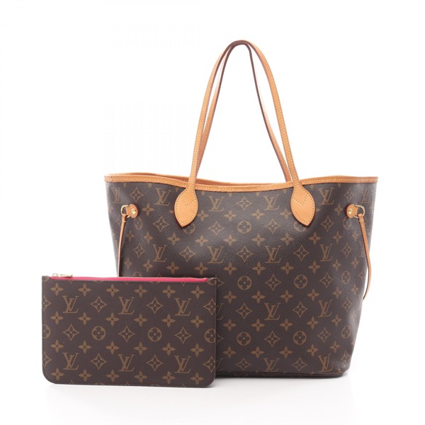 LOUIS VUITTON Neverfull MM ShoulderTote Bag M41178 Monogram Pivoine Used Women