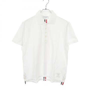 THOM BROWNE Polo shirt cotton White #2 Used mens