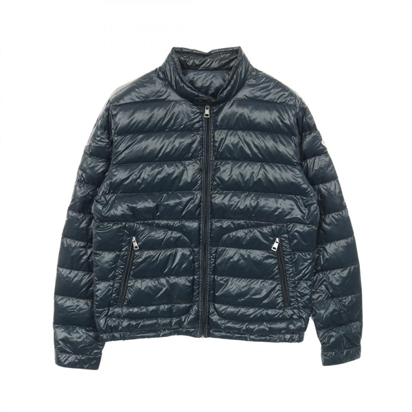 MONCLER ACORUS Down jacket with Zipper Nylon Navy #3 Used mens