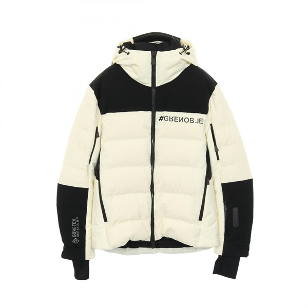 MONCLER GRENOBLE MONTMIRAL Down jacket Nylon White Black #1 Used mens