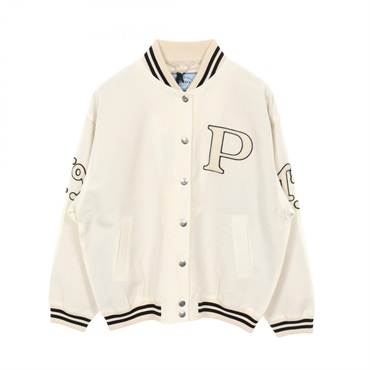 PRADA Kid Mohair Blouson Coat wool Beige Used Women size 40