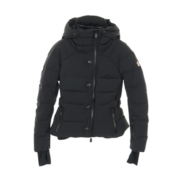 MONCLER GRENOBLE GUYANE Down jacket coat #0 Nylon Black Used Women