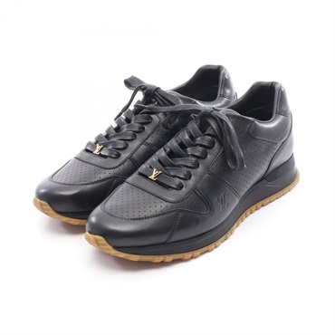 LOUIS VUITTON x Supreme Runaway Sneakers leather Black Used mens size 7