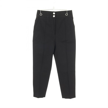 HERMES Long Pants cotton Black Used Women size 34