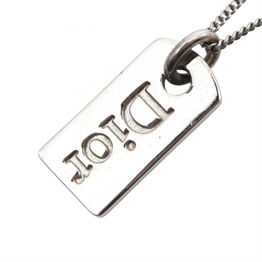 Dior Necklace Pendant Stainless Steel SHW Used Women logo