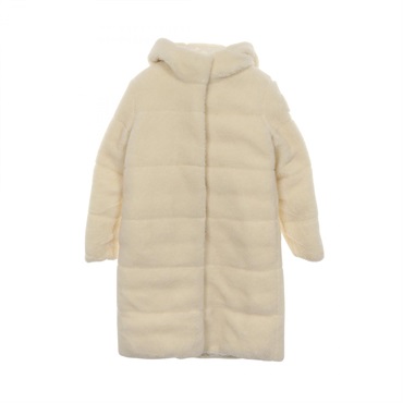 MONCLER BAGAUD Kids' Reversible Boa Down jacket Nylon poly White #12anni 152cm