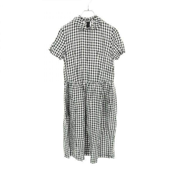 COMME des GARCONS Dress #S short sleeves RI-O003 Cupra check Black White Used