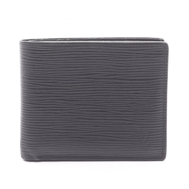 LOUIS VUITTON Portefeuille Marco NM Bi-fold wallet purse M62289 Epi Noir used LV