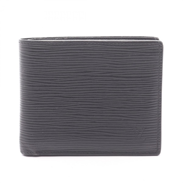 LOUIS VUITTON Portefeuille Marco NM Bi-fold wallet purse M62289 Epi Noir used LV