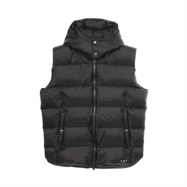 TATRAS POSEIDONE Down vest with Hood Nylon Black #03 Used mens